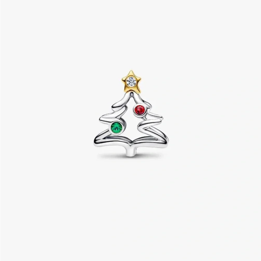 Sterling Silver Christmas Tree Charm